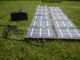Раскладная походная солнечная панель 35 ватт  12 вольт, c USB выходами (5 вольт)